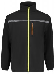 Adamo 109130 Chaqueta Softshell de Trabajo Negro