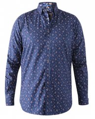 D555 Edmund AOP Shirt Navy