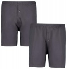 Adamo 129602 Bóxer pack de 2 Gris oscuro