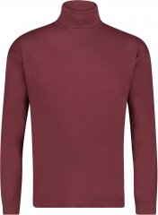Adamo Fabio Comfort fit Turtleneck Long sleeve T-shirt Burgundy