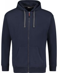 Adamo 159306 Sudadera con capucha y cremallera Azul oscuro