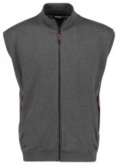 Adamo 159307 Chaleco de sudadera Gris oscuro jaspeado