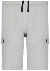 Adamo 159308 Pantalón corto cargo Gris jaspeado