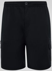 D555 Thomas Pantalones Cortos Stretch con Cintura Elástica Negros