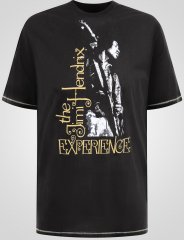 D555 Stokes Official Jimi Hendrix Experience Camiseta con Estampado