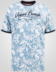 D555 Shoreham AO Camiseta con Estampado Venice Beach Azul
