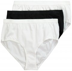 Ulla Popken 309783 Bragas pack de 3 Blanco