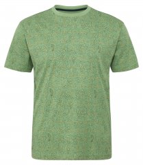 North Latitude Allover Printed Camiseta Verde Medio