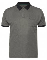 North Latitude Cool Effect Polo Negro