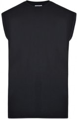 Motley Denim Sleeveless T-shirt Black