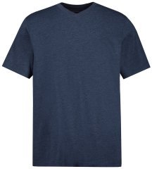 JP1880 702415 Camiseta de cuello de pico Azul medio jaspeado