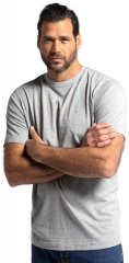 JP1880 702637 Camiseta de cuello redondo pack de 2 Gris jaspeado