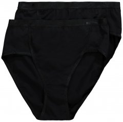 Ulla Popken 711214 Bragas pack de 2 Negro