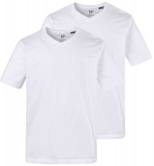 JP1880 711318 Camiseta de cuello de pico pack de 2 Blanco