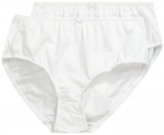 Ulla Popken 712882 Bragas pack de 2 Blanco