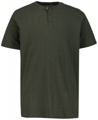 JP1880 726695 Camiseta Henley Oliva oscuro