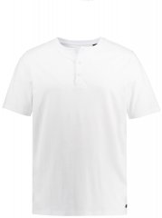 JP1880 726695 Camiseta Henley Blanco