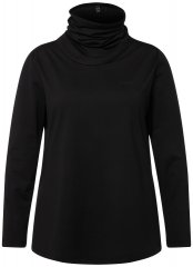 Ulla Popken 751623 Camiseta de esquí de secado rápido Negro