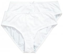 Ulla Popken 781658 Bragas pack de 2 Blanco