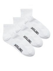 Jack & Jones Leon Calcetines de tenis Blanco pack de 3