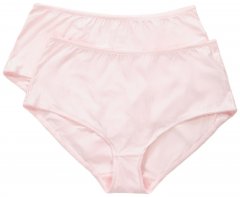 Ulla Popken 800279 Bragas de rayas pack de 2 Rosa