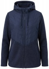 Ulla Popken 800400 Chaqueta forrada de forro polar Azul marino