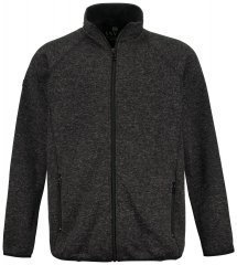 Jay-Pi 802394 Chaqueta polar de punto Negro TALL
