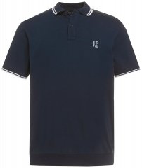 JP1880 802789 Polo con cuello de contraste blanco Azul marino