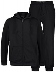 JP1880 802934 Conjunto de chándal con sudadera con capucha y pantalón Negro