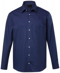 JP1880 804890 Camisa de vestir sin plancha manga larga Azul marino TALL