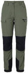 Ulla Popken 807803 Pantalón de senderismo HYPRAR con reflectantes Verde oliva