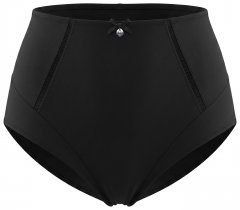 Ulla Popken 809385 Braga moldeadora con encaje Negro