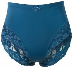 Ulla Popken 809385 Braga moldeadora con encaje Petróleo