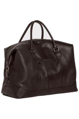 JP1880 810787 Bolsa de viaje en piel de napa ovina Marrón oscuro