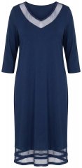 Ulla Popken 815333 Camisón Azul marino