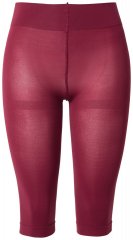 Ulla Popken 815580 Leggings de media 3/4 con protección de muslos 80 den Rojo
