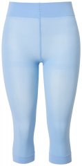 Ulla Popken 815580 Leggings de media 3/4 con protección de muslos 80 den Azul claro