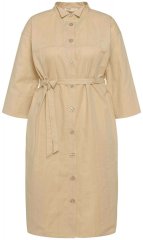 Ulla Popken 816283 Vestido camisero Verde claro