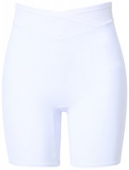Ulla Popken 816440 Short moldeador de talle alto Blanco