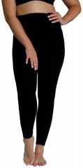 Ulla Popken 819652 Leggings de media con efecto térmico Negro