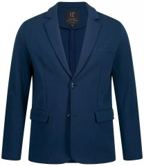 JP1880 New York Flexnamic Blazer de punto con bolsillos de solapa Azul noche