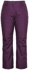 Ulla Popken 822018 Pantalón técnico impermeable forrado de forro polar Ciruela