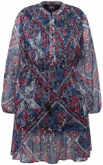 Ulla Popken 824976 Vestido estampado Azul marino