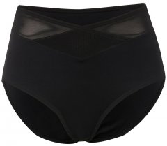 Ulla Popken 825676 Braga moldeadora de talle alto Negro