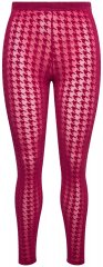 Ulla Popken 828982 Leggings de media de cuadros Rojo baya
