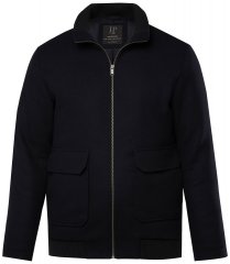 JP1880 831627 Chaqueta bomber en mezcla de lana Azul marino