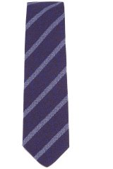 JP1880 831906 Corbata de seda a rayas extralarga Azul noche