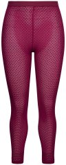 Ulla Popken 833718 Leggings de media con encaje Rojo baya