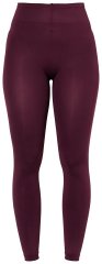 Ulla Popken 833806 Leggings de media 200 den Burdeos