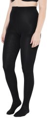 Ulla Popken 833809 Medias con estampado animal Negro